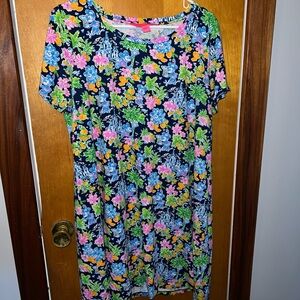 Floral Short Sleeve Dress Lilly Pulitzer Disney